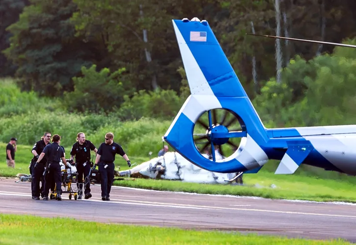 Airline pilot killed in police helicopter collision